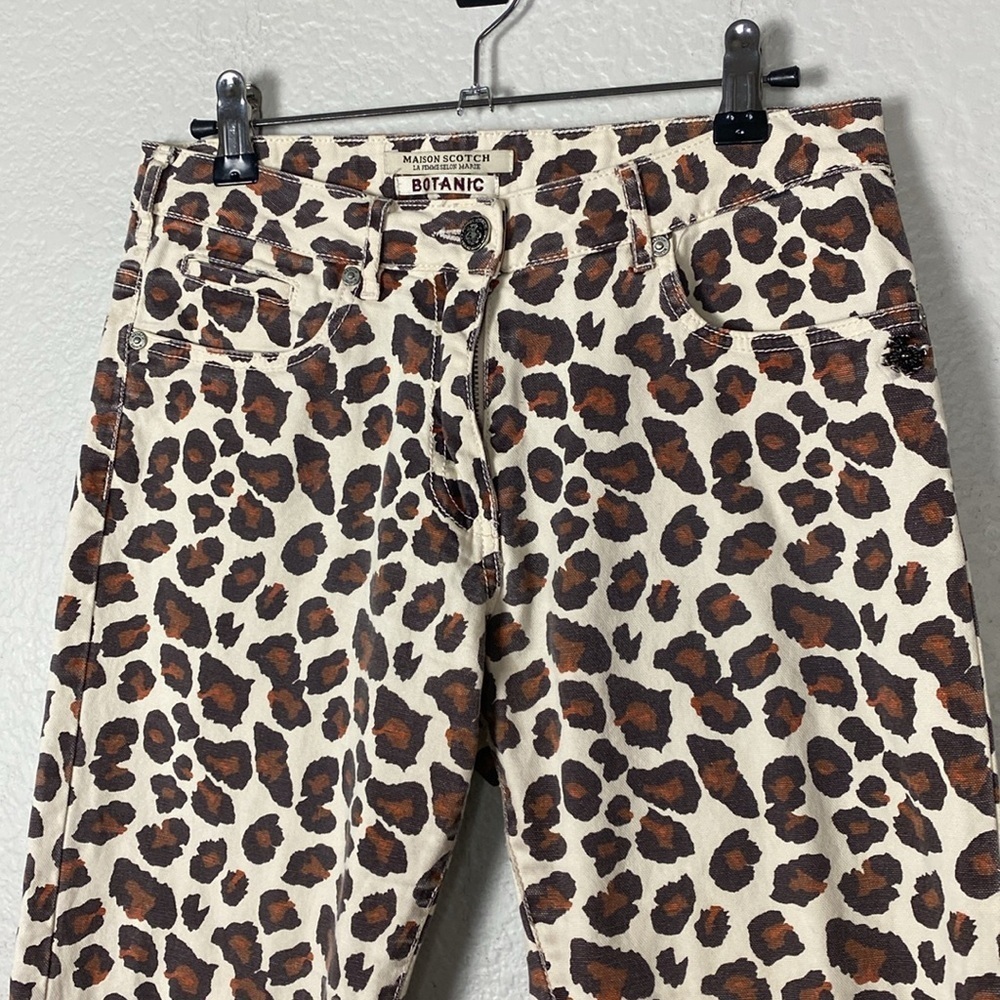 Scotch and soda animal print low rise jeans - Picture 3 of 7